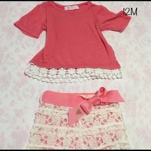 Baby guess lace shorts